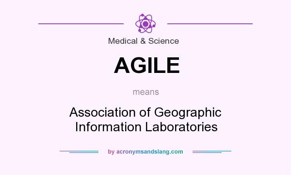 What does AGILE mean? It stands for Association of Geographic Information Laboratories