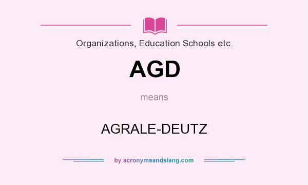 What does AGD mean? It stands for AGRALE-DEUTZ