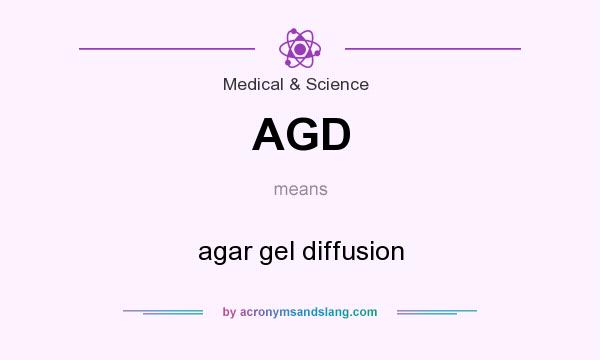 What does AGD mean? It stands for agar gel diffusion