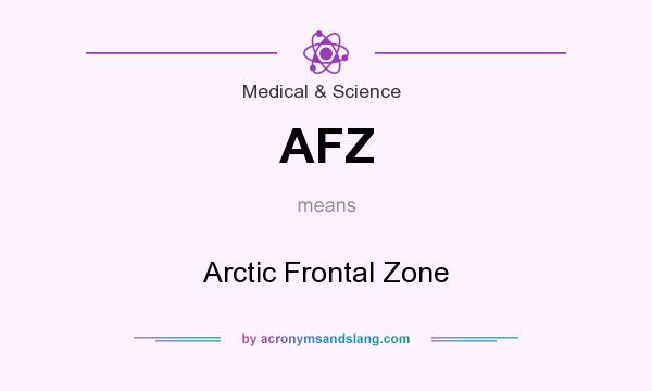 What does AFZ mean? It stands for Arctic Frontal Zone