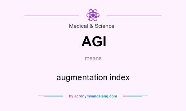 What does AGI mean? It stands for augmentation index