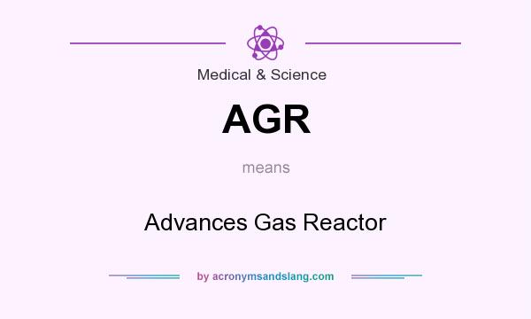 What does AGR mean? It stands for Advances Gas Reactor