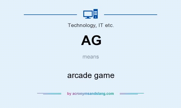 What does AG mean? It stands for arcade game