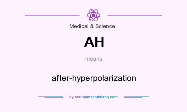 What does AH mean? It stands for after-hyperpolarization