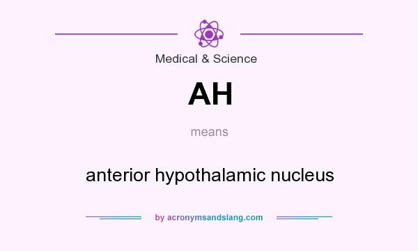 What does AH mean? It stands for anterior hypothalamic nucleus