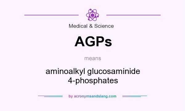 What does AGPs mean? It stands for aminoalkyl glucosaminide 4-phosphates