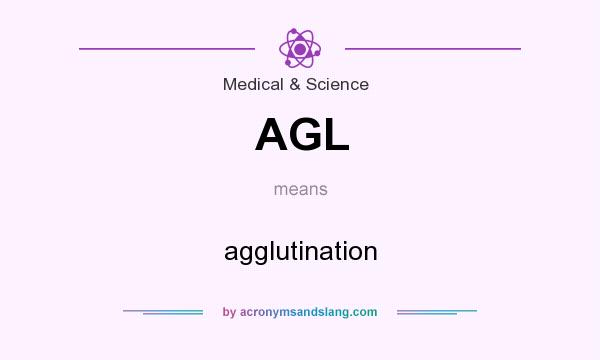 What does AGL mean? It stands for agglutination
