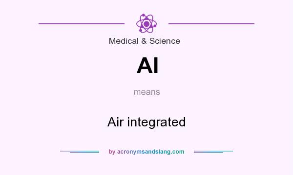 What does AI mean? It stands for Air integrated