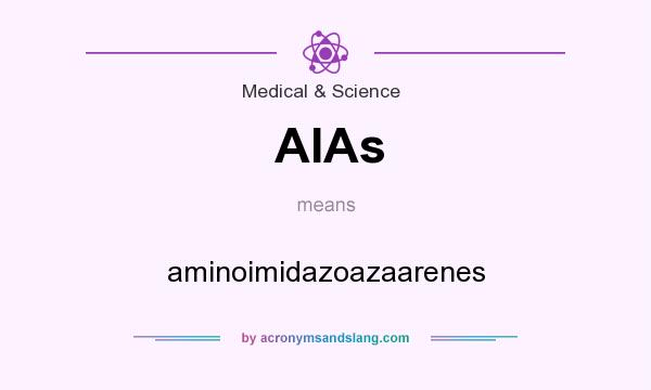 What does AIAs mean? It stands for aminoimidazoazaarenes