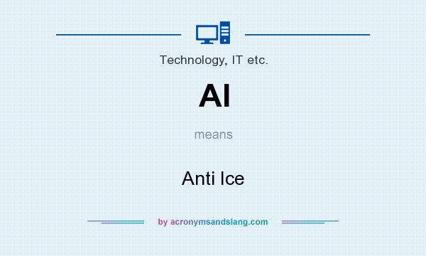 What does AI mean? It stands for Anti Ice