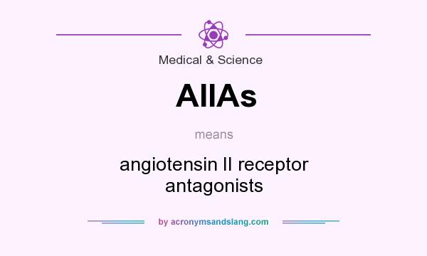 What does AIIAs mean? It stands for angiotensin II receptor antagonists