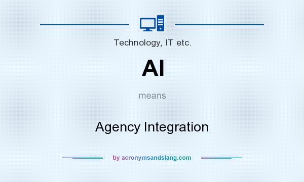 What does AI mean? It stands for Agency Integration