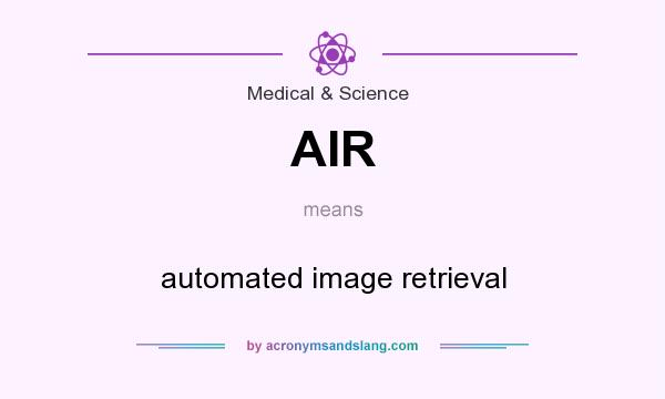 What does AIR mean? It stands for automated image retrieval