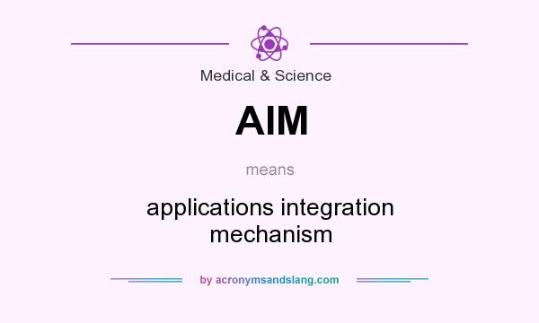 What does AIM mean? It stands for applications integration mechanism