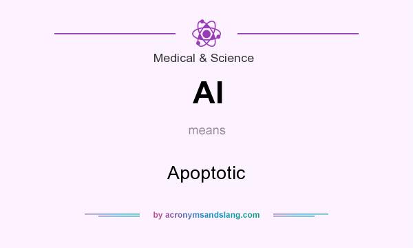 What does AI mean? It stands for Apoptotic