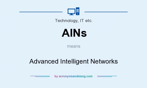 What does AINs mean? It stands for Advanced Intelligent Networks