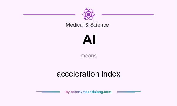 What does AI mean? It stands for acceleration index