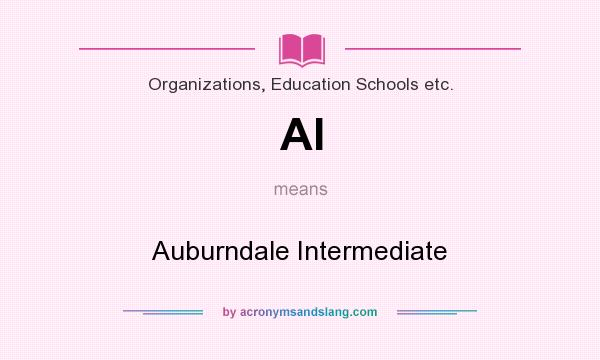 What does AI mean? It stands for Auburndale Intermediate
