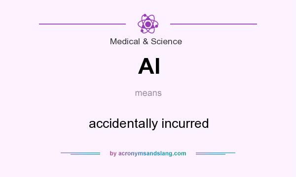 What does AI mean? It stands for accidentally incurred