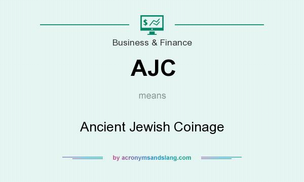 What does AJC mean? It stands for Ancient Jewish Coinage