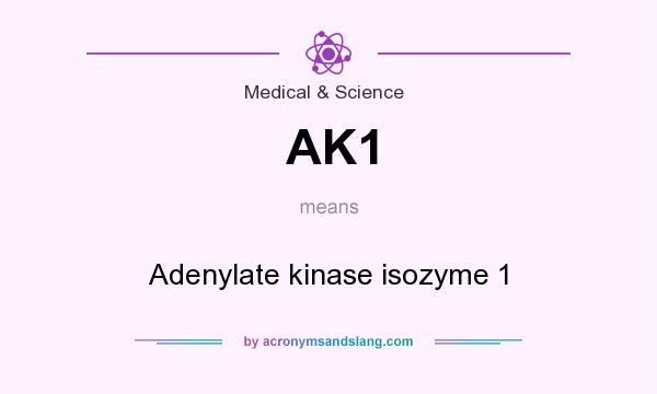 What does AK1 mean? It stands for Adenylate kinase isozyme 1
