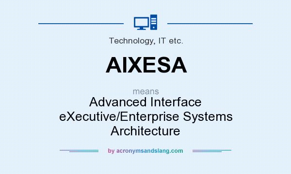 What does AIXESA mean? It stands for Advanced Interface eXecutive/Enterprise Systems Architecture