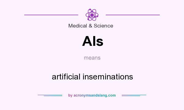 What does AIs mean? It stands for artificial inseminations