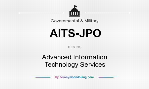 What does AITS-JPO mean? It stands for Advanced Information Technology Services