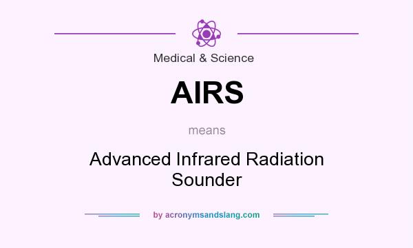 What does AIRS mean? It stands for Advanced Infrared Radiation Sounder