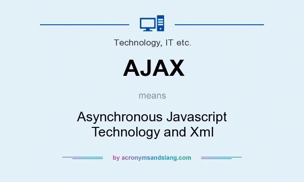 What does AJAX mean? It stands for Asynchronous Javascript Technology and Xml