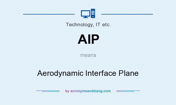 What does AIP mean? It stands for Aerodynamic Interface Plane