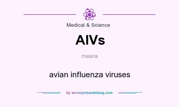 What does AIVs mean? It stands for avian influenza viruses