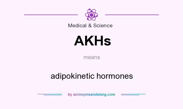 What does AKHs mean? It stands for adipokinetic hormones