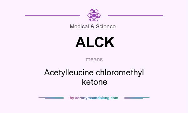 What does ALCK mean? It stands for Acetylleucine chloromethyl ketone