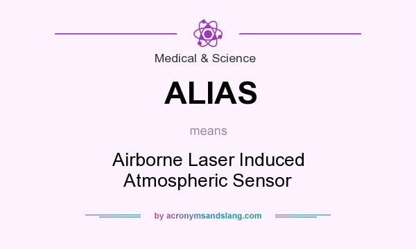 What does ALIAS mean? It stands for Airborne Laser Induced Atmospheric Sensor