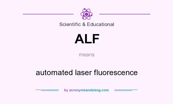 What does ALF mean? It stands for automated laser fluorescence