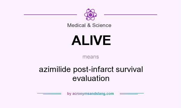What does ALIVE mean? It stands for azimilide post-infarct survival evaluation