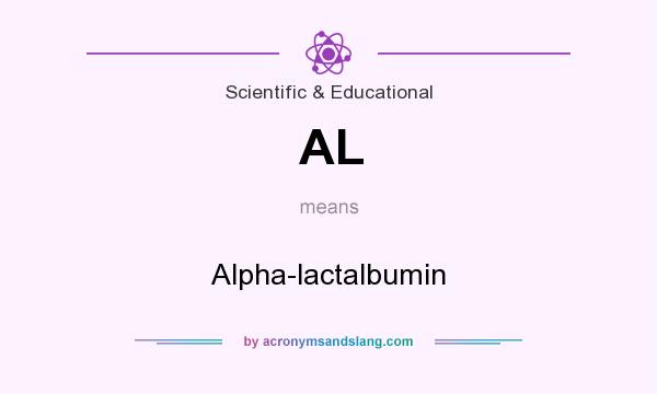 What does AL mean? It stands for Alpha-lactalbumin