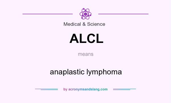 What does ALCL mean? It stands for anaplastic lymphoma