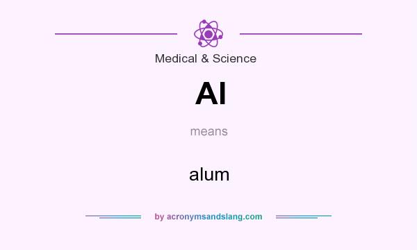 What does Al mean? It stands for alum
