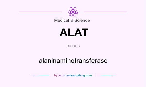 What does ALAT mean? It stands for alaninaminotransferase