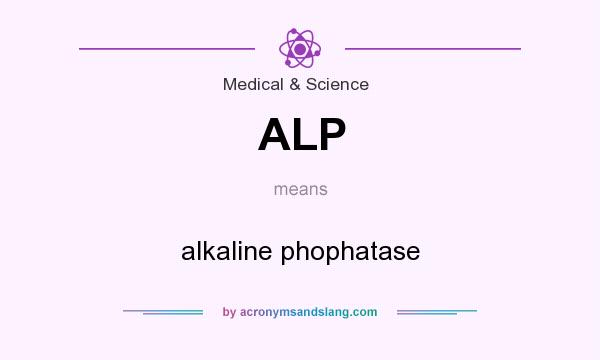 What does ALP mean? It stands for alkaline phophatase