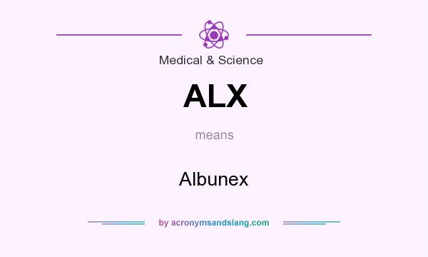 What does ALX mean? It stands for Albunex