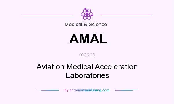 What does AMAL mean? It stands for Aviation Medical Acceleration Laboratories