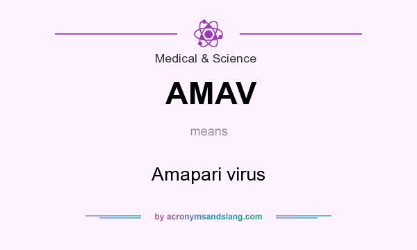 What does AMAV mean? It stands for Amapari virus