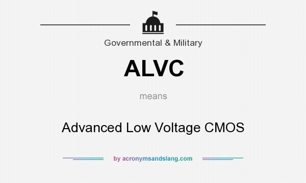 What does ALVC mean? It stands for Advanced Low Voltage CMOS