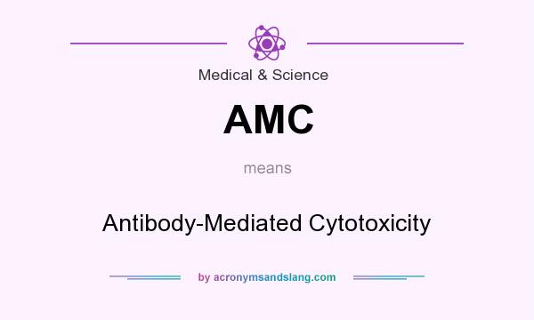 What does AMC mean? It stands for Antibody-Mediated Cytotoxicity