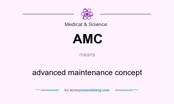 What does AMC mean? It stands for advanced maintenance concept