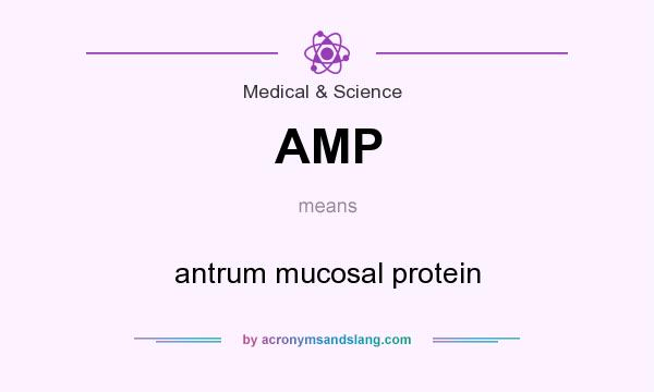 What does AMP mean? It stands for antrum mucosal protein