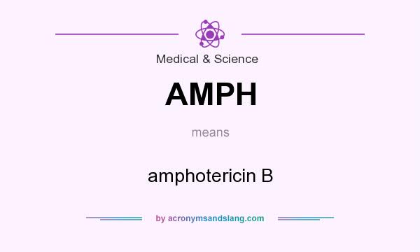What does AMPH mean? It stands for amphotericin B